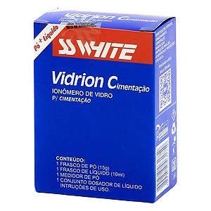 Ionômero Químico Vidrion Cimentação Kit - Sswhite