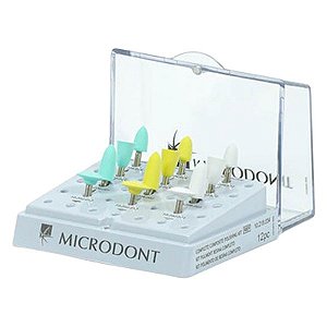 Kit Acabamento e Polimento Completo com 12 - Microdont