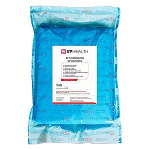 Kit Cirúrgico Estéril 11 Peças Gramatura 40 Azul - Spodonto