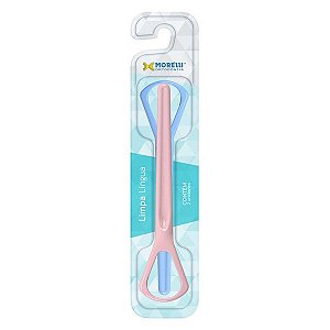 Limpa Língua - Azul e Rosa 78.02.001 - Morelli