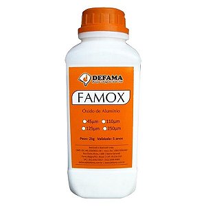 Óxido de Alumínio Famox 125 Microns 2kg - Defama