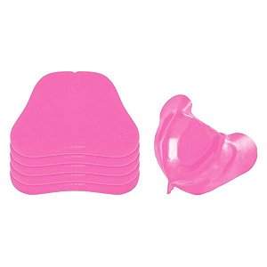 Placa Base Fina Rosa Unidade - Lysanda