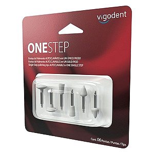 Ponta Montada Autoclavável One Step Sortida Branca com 6 Unidades - Vigodent