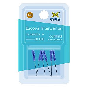 Refil Escova Interdental - Cilíndrica P 78.01.101 - Morelli