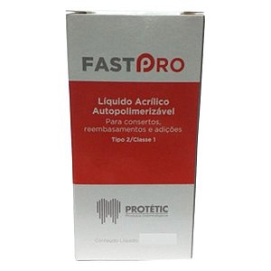 Resina Acrílica Autopolimerizável Fastpro 80g Incolor - Protetic