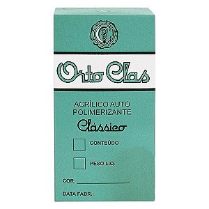 Resina Acrílica Autopolimerizável Orto Clas 1kg - Classico