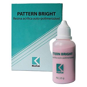 Resina Acrílica Autopolimerizável Pattern Bright Pó 25grs - Kota