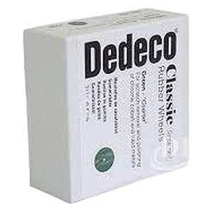 Roda de Borracha Branca 7104 com 3 Unidades - Dedeco