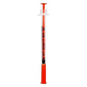 Seringa Descartável para Insulina 1ml com Agulha - Descarpack