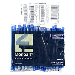 Sugador Descartável Monoart Azul - Euronda