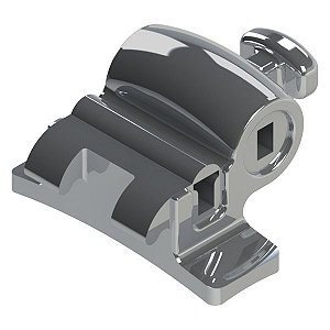 Tubo Prescrição Edgewise/ricketts Duplo Dente 16,26,36,46 - Conversível para Solda C/ Gancho Central Slot .018 20.40.500 - Morelli