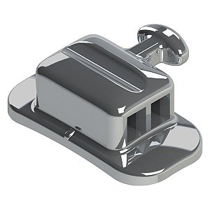 Tubo Prescrição Edgewise/ricketts Duplo Dente 17,16,26,27,47,46,36,37 - para Solda C/ Gancho Central Slot.018 20.40.163 - Morelli