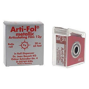 Papel Carbono Check Film Ii Vermelho/preto 12 Micras 280 Folhas - Art Dente