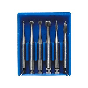Kit Multiset Brocas Acabamento e Polimento de Amalgama - Injecta