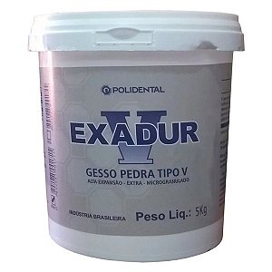 Gesso Especial Exadur Tipo V Azul 5kg 4 - Polidental