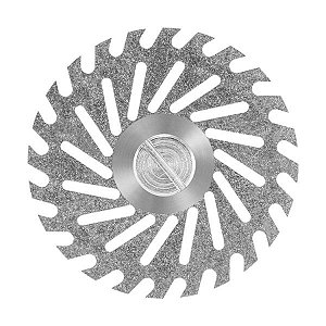 Disco Diamantado Dupla Face Total - 22x0.20mm - Espiral Serrilhado - American Burrs