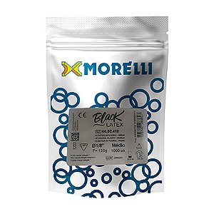 Elástico Intraoral Látex Black - Morelli