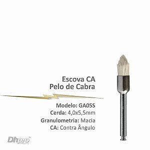 Escova de Pêlo de Cabra Polimento Ga05s - Dhpro