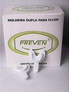 Moldeira Descartável para Flúor Misto 50un - Preven