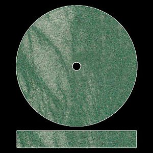 Roda de Borracha Verde Ref 5001 - Dedeco