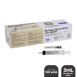Seringa Descartável 25x070mm Luer com Agulha - Descarpack