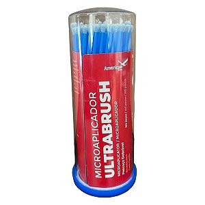 Aplicador Ultrabrush C/100 Regular Azul - American Burrs