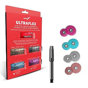 Kit Disco de Lixa Ultraflex com 100un e Mandril - American Burrs
