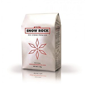 Gesso Pedra Especial Snow Rock Premium 1,5kg - Odontomega