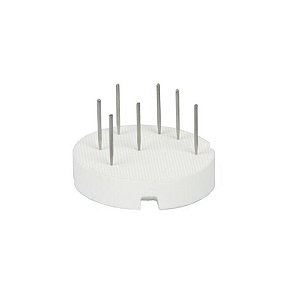 Bandeja Refratária Redonda R15p com Pino de Cerâmica - Odontomega