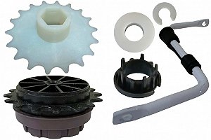 Kit Movimento Central Catraca Para Bicicletas Aro 12 Nathor
