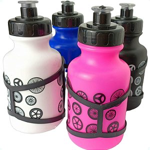 Garrafinha 300ml Caramanhola Squeeze Para Bicicleta Infantil