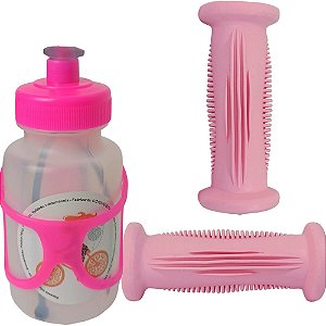 Kit Garrafinha Mais Punho Para Bicicletas do Aro 12 Nathor