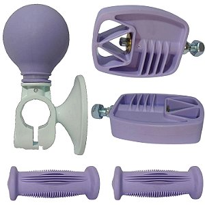 Manopla Mais Pedal E Buzina Para Bicicleta Do ar 12 Nathor
