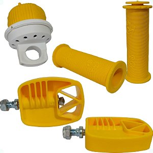Manopla Mais Pedal E Buzina Para Bicicleta Do ar 12 Nathor