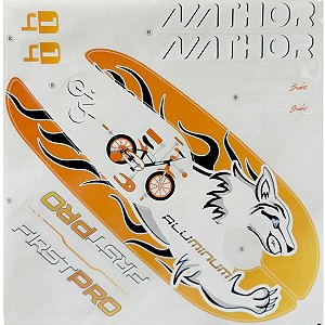 Adesivo First Pro Aro 14 Para Bicicletas Da Nathor Cartela