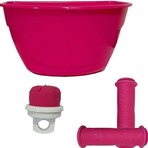 Kit Cestinha Buzina e Punho Para Ticiclos Nathor Cesta Campainha