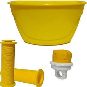 Kit Cestinha Buzina e Punho Para Ticiclos Nathor Cesta Campainha