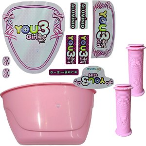 Kit Cestinha Adesivo Punho Para Ticiclo Nathor