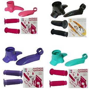 Kit Para bicicleta do Aro 14 Nathor Para-Lamas Punho e Adesivo