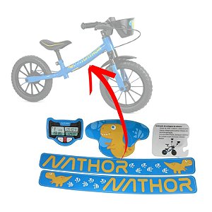 Adesivo para Bicicleta Bike Balance Nathor aro 12