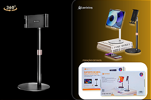 SUPORTE DE MESA MULTIFUNCIONAL ROTAÇÃO DE 360º