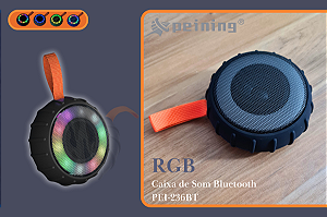Caixa de Som Bluetooth RGB PEI-236BT