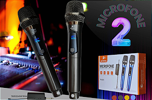 Microfone Sem Fio Profissional para Karaokê Peining E1