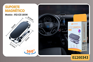 Suporte magnético para carro dobramento duplo PEI-EX-2006