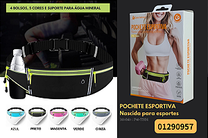 Pochete Esportiva Multifuncional  PEI-YB24 braçadeira para correr