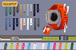 Pulseira De Relógio De Silicone 49/45/44/42mm /40/41/38mm