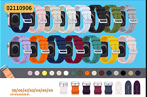 Pulseira De Relógio De Silicone 49/45/44/42mm /40/41/38mm