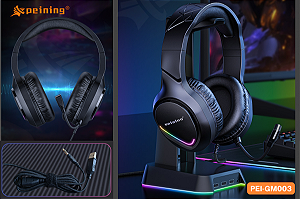 Fone de Ouvido Gamer com Fio Peining PEI-GM003