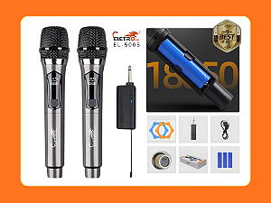 Microfone profissional Bluetooth para karaokê EL-5005