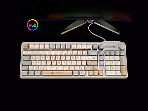 Teclado Gamer Profissional Com iluminação RGB Peining PEI-FR01